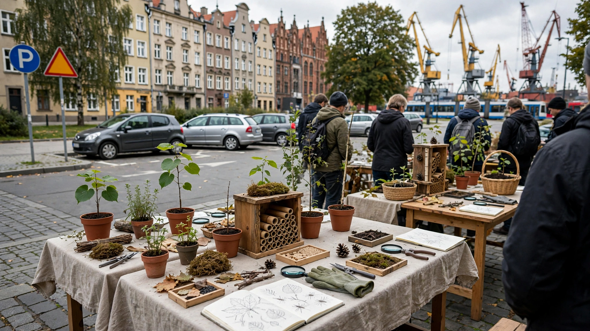 Warsztat „Bioróżnorodność w praktyce” na terenie 100czni w Gdańsku