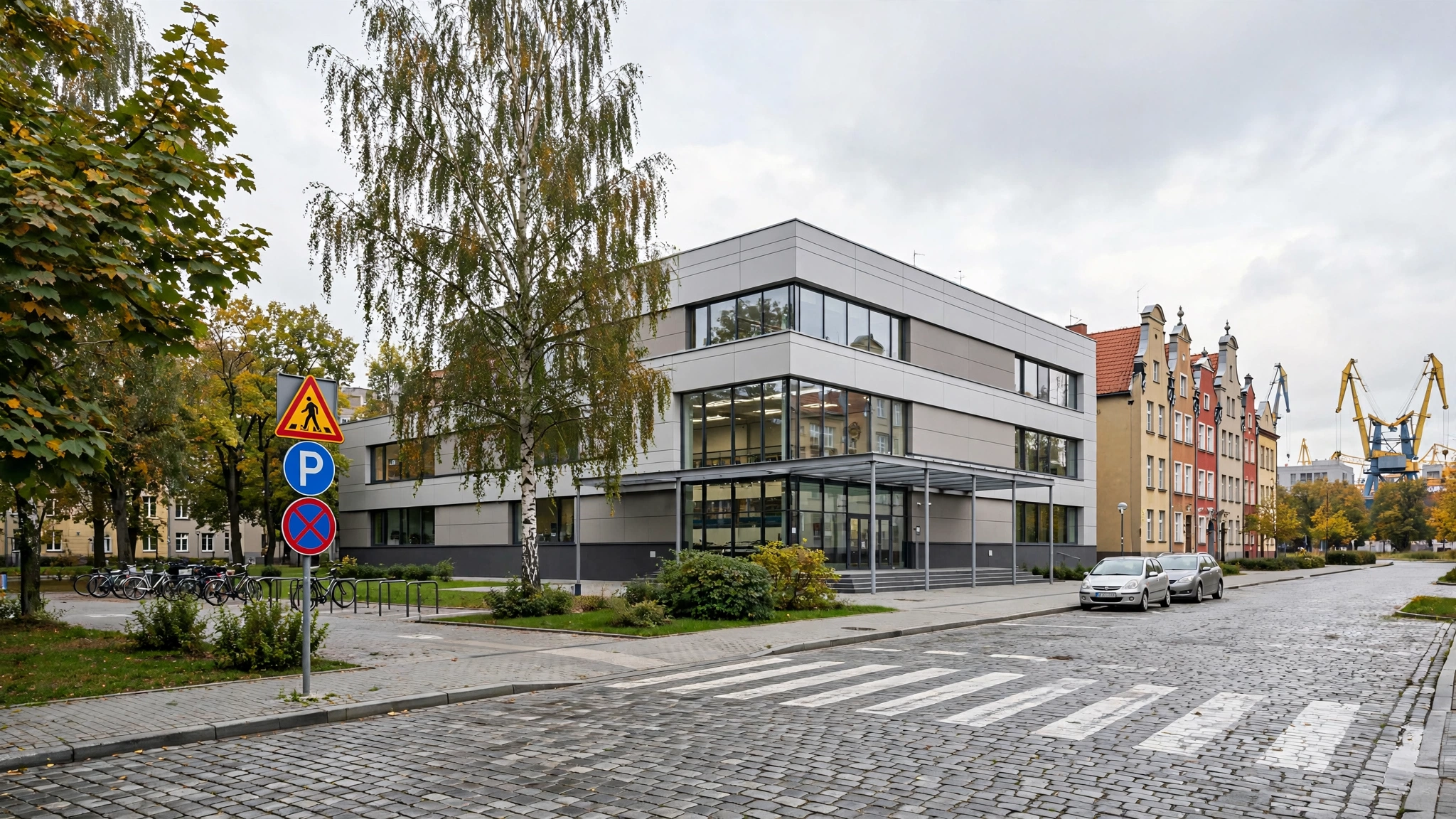 Nowy budynek Centrum Sportowego Uniwersytetu Gdańskiego na kampusie w Gdańsku-Oliwie