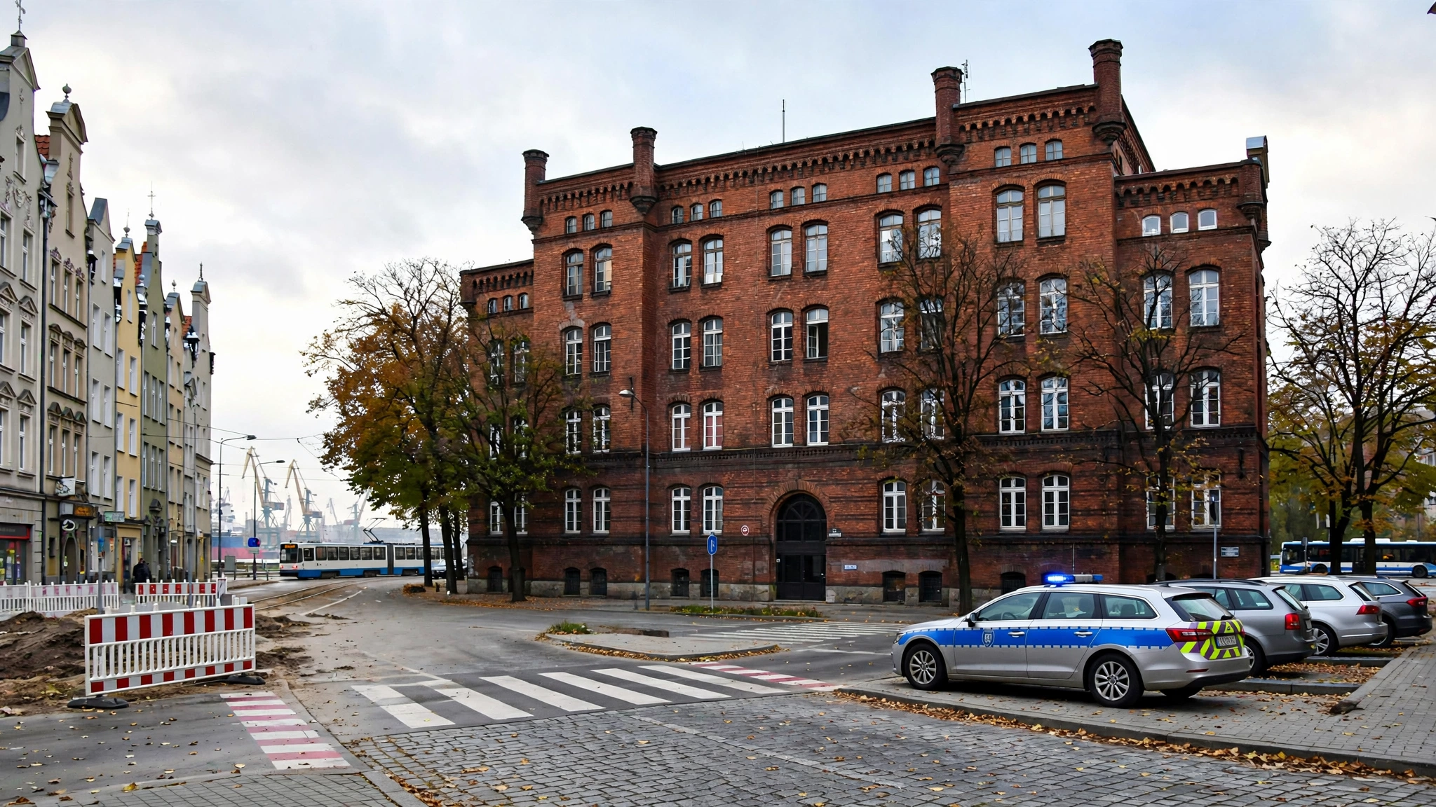 Budynek Komendy Wojewódzkiej Policji w Gdańsku przy ulicy Okopowej